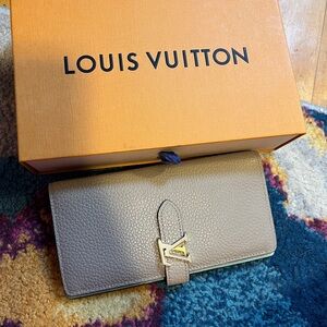 Authentic Louis Vuitton cowhide leather wallet